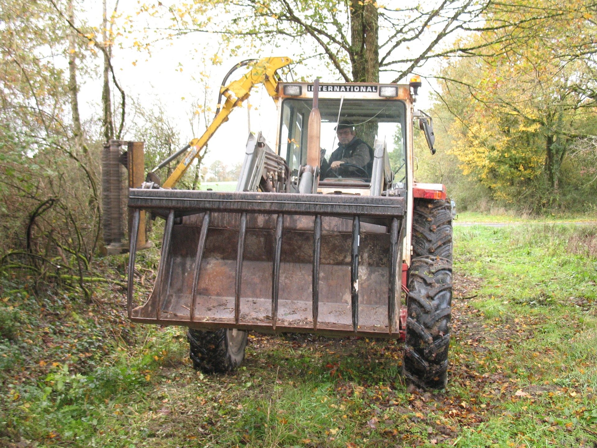 Tracteur et Épareuse 