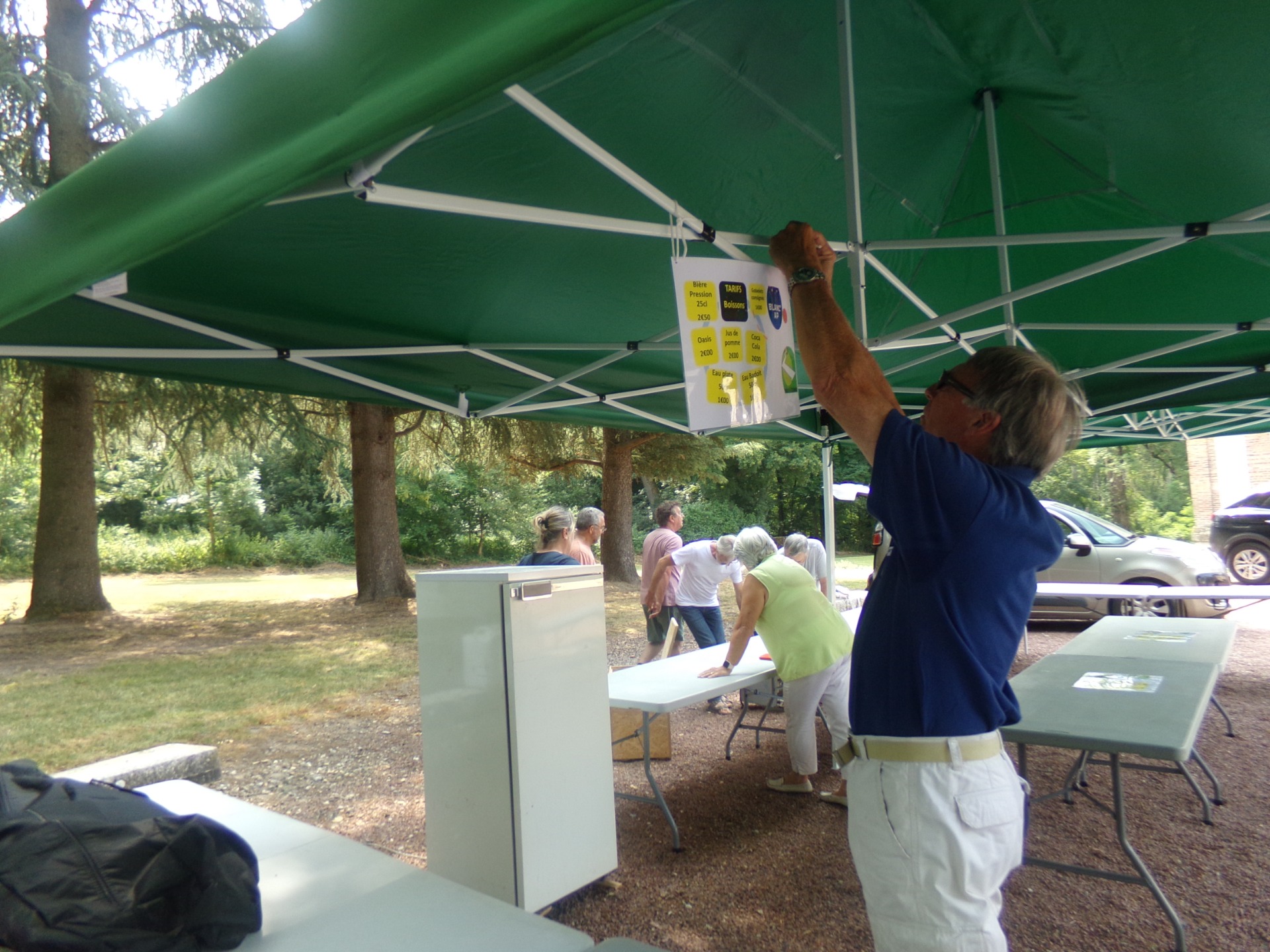 Installation de la Buvette