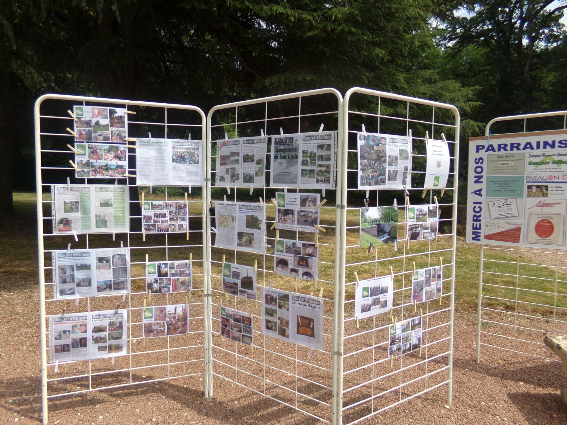 Documentations sur l'activité de l'association Blancafort et Patrimoine